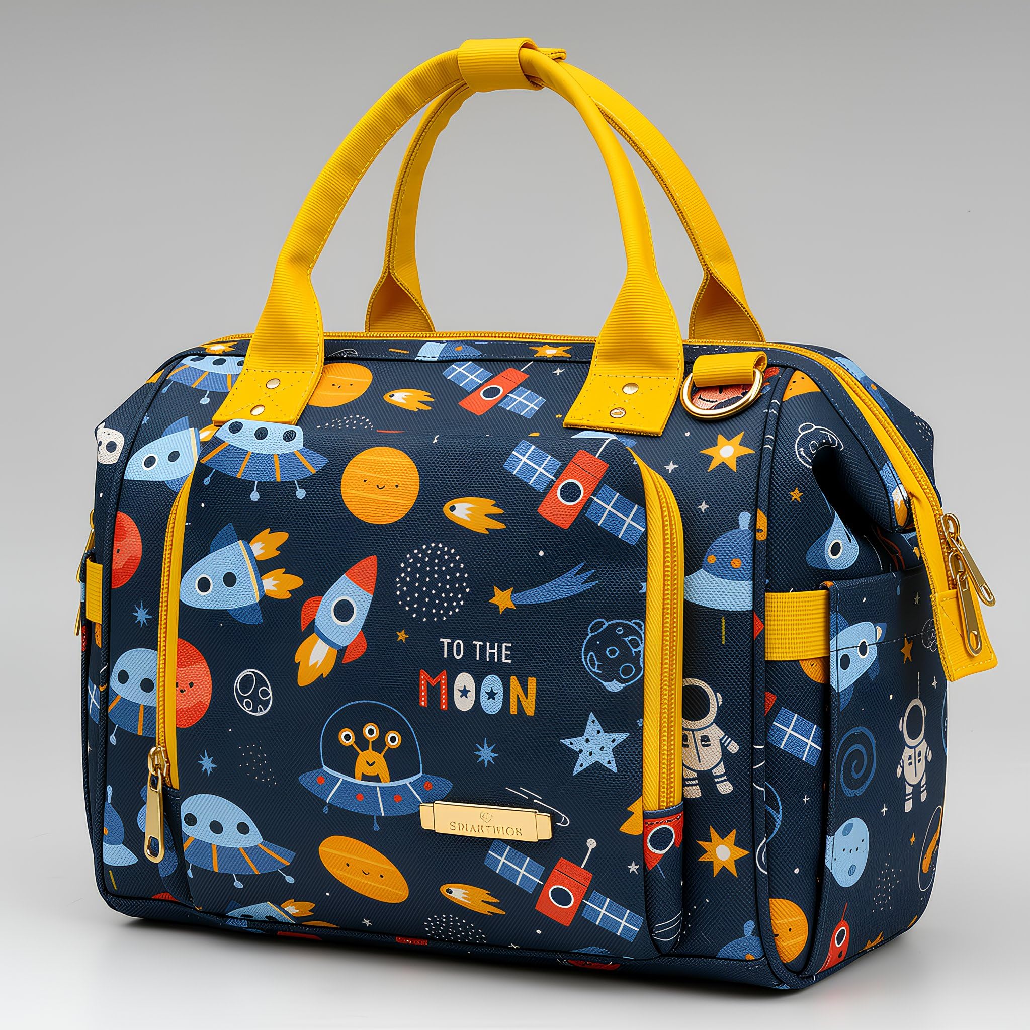 StarAndDaisy Diaper Bag/Diaper Bags for Mom with Light Weight and Potable Design/Multi Compartments, Waterproof Baby Bag with Ultra soft fabric.-picture-29
