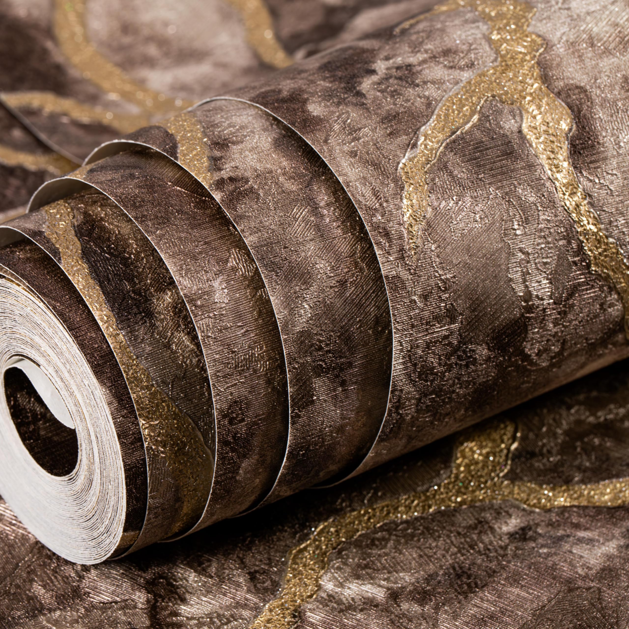See full amazon price history chart for wolpin Wallpaper Non-Woven Non-Adhesive 53 cm x 9.5m (± 3%) Textured Wall Covering Beautiful Stone Design with Gold Glitter, Brown wolpin Wallpaper Non-Woven Non-Adhesive 53 cm x 9.5m (± 3%) Textured Wall Covering Beautiful Stone Design with Gold Glitter, Brown (B0DBFMMDYK) Amazon Price History, Amazon Price Tracker