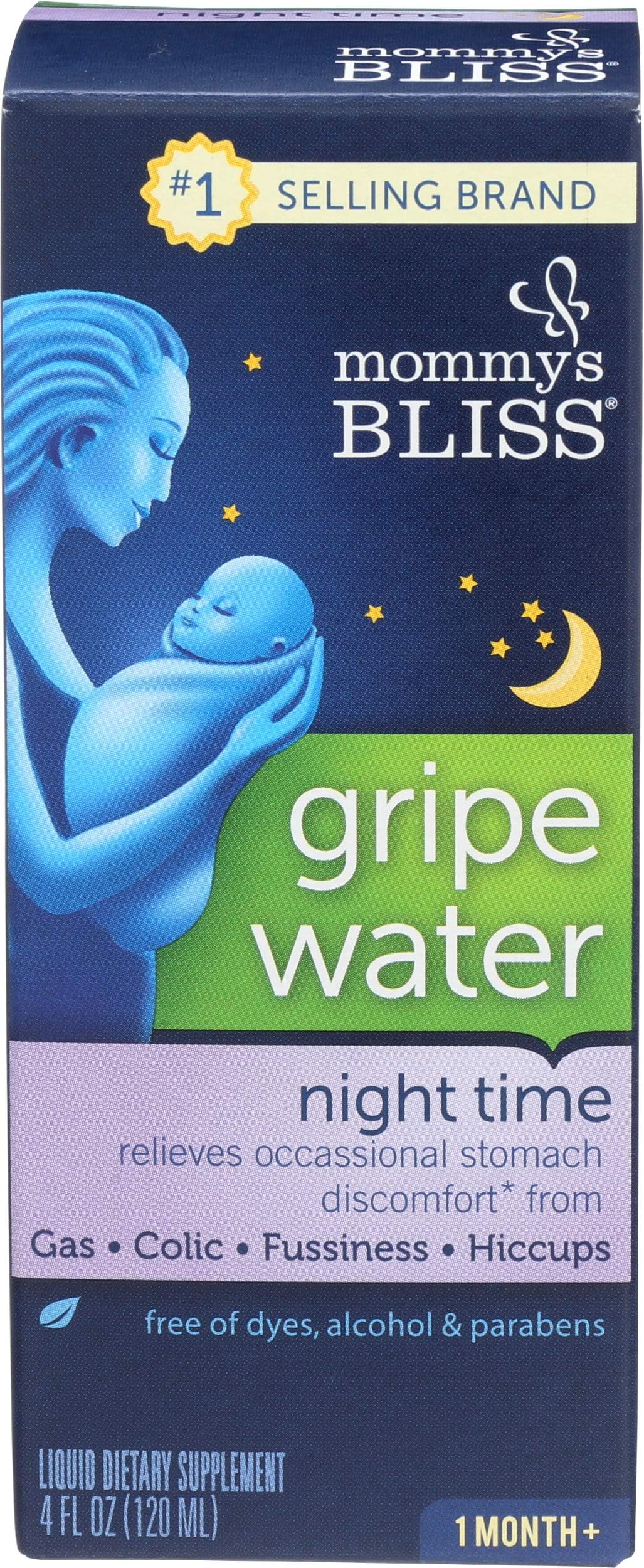 Mommys Bliss, Gripe Water Night Time, 4 Fl Oz