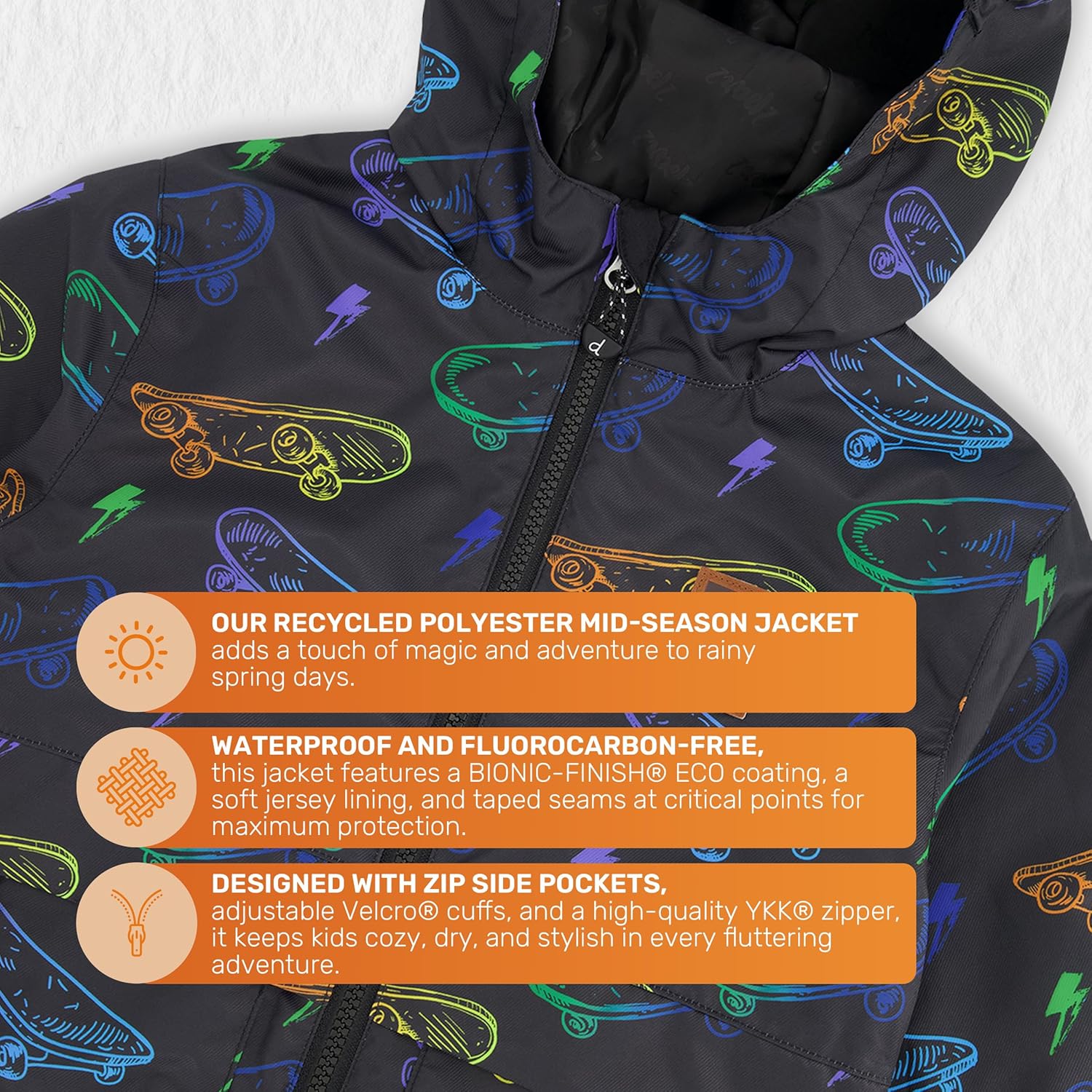 Deux par Deux Boy Mid-Season Jacket