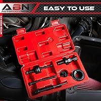 Vista 4 de ABN Kit de herramientas de instalación de bomba de dirección asistida automotriz para extractor de poleas - Juego de extracción de extractores