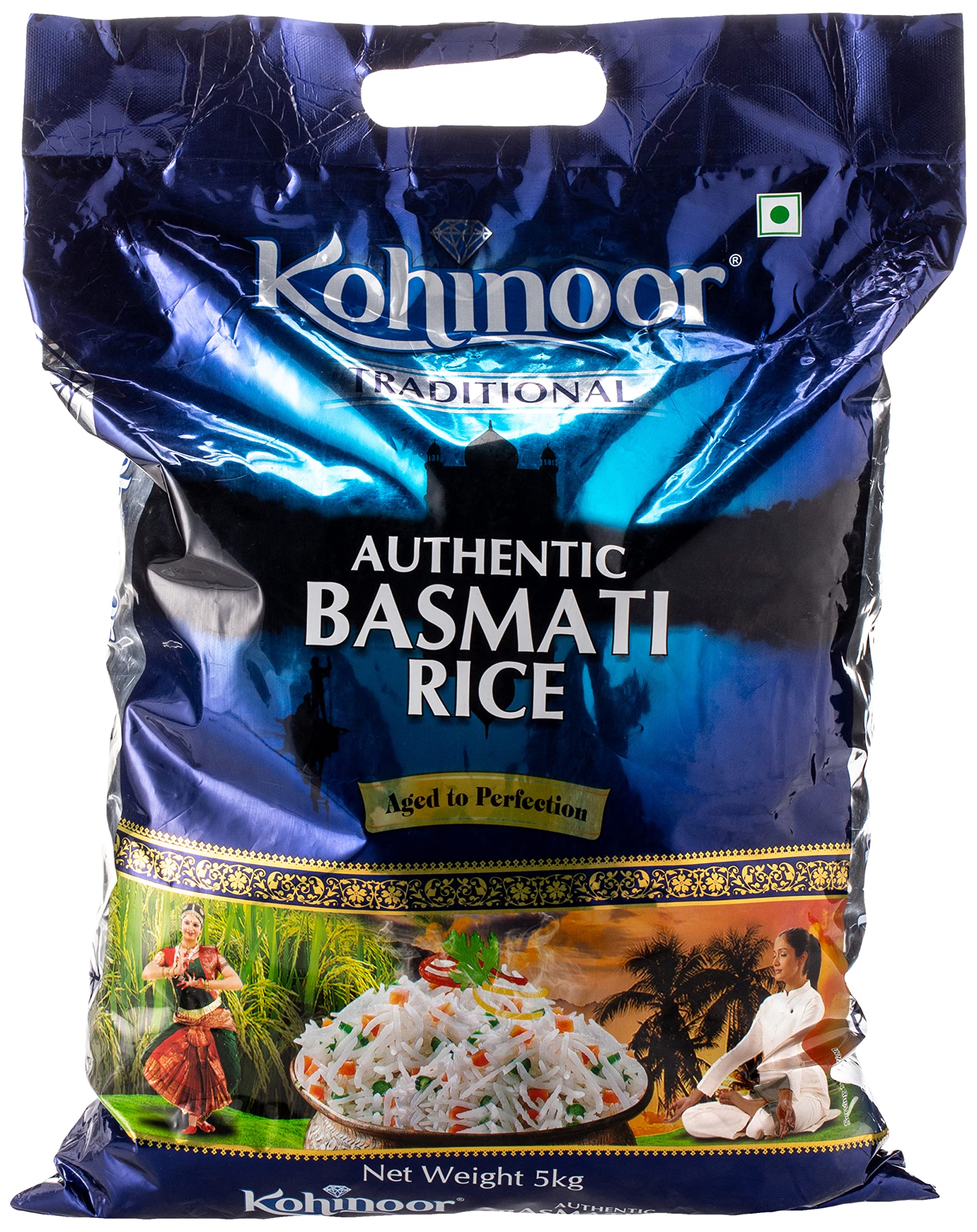 Buy Kohinoor Traditional Authentic Basmati Rice, 5 kg Pack Online at
