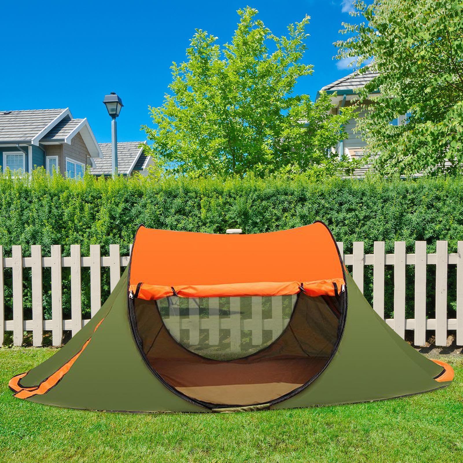 Per esterni, portatile, installazione immediata e impermeabile, resistente, cabina familiare all'aperto, per pesca, escursionismo, viaggi, vacanze, giardino, picnic e viaggi su strada