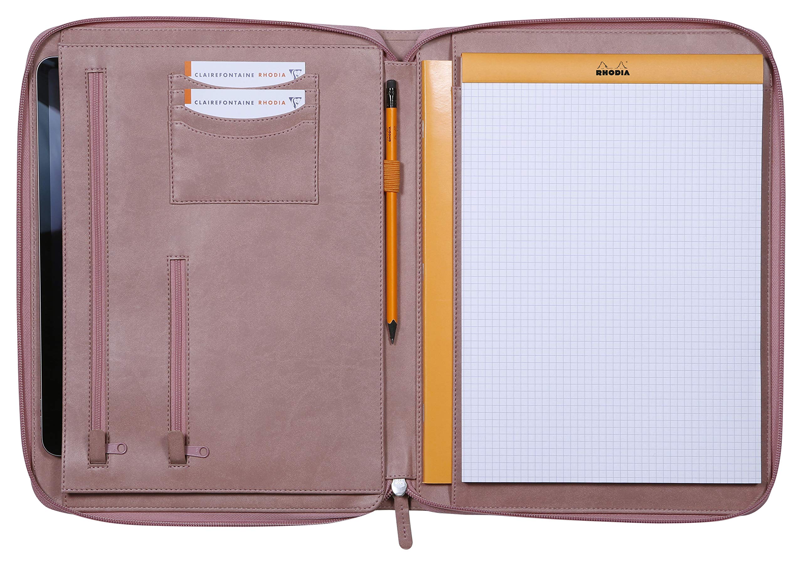 Rhodia 168124C Teczka konferencyjna na dokumenty A4 różane