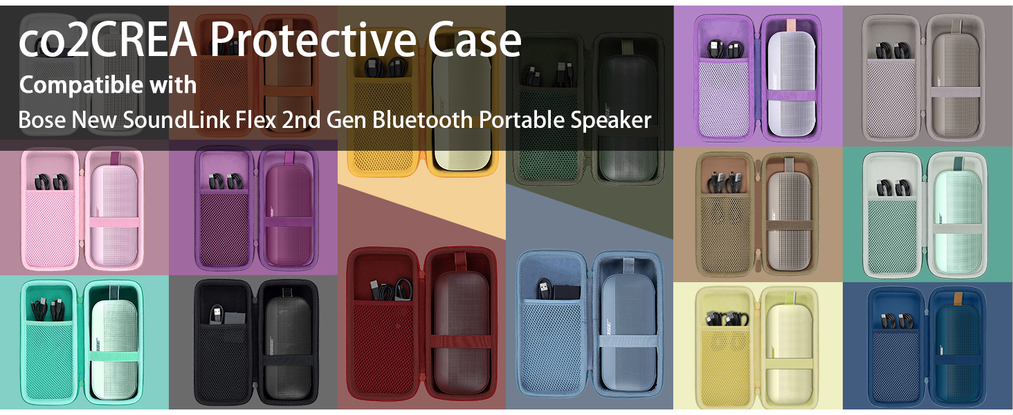 Amazon.com: co2CREA Hard Case for Bose SoundLink Flex 2nd Gen
