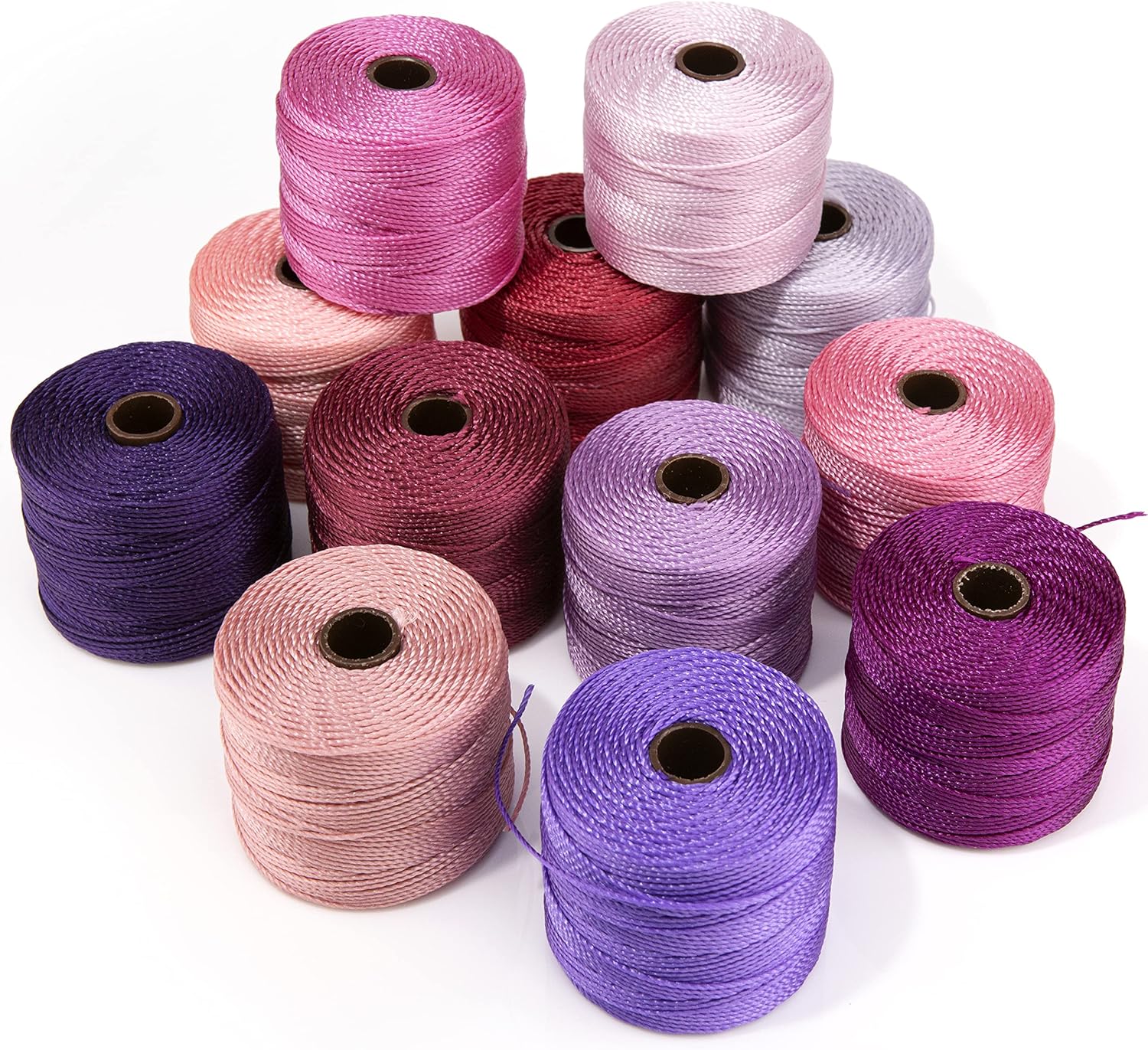 The Beadsmith SLon 18 Nylon Cord Spring Mix Tex210