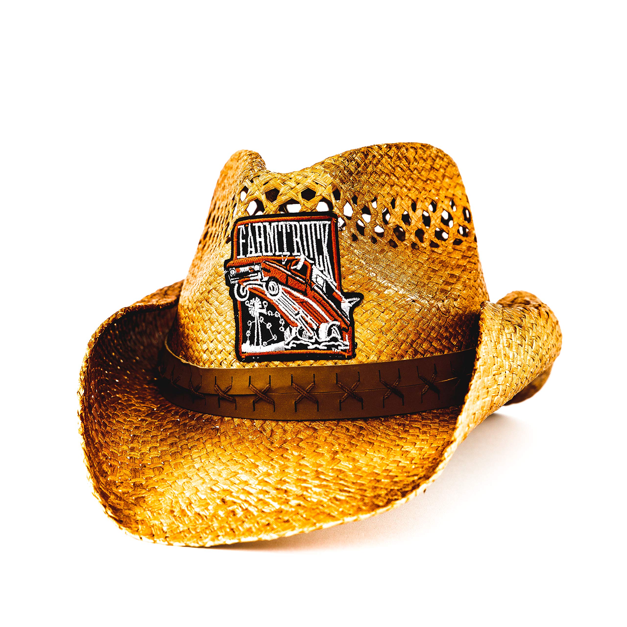 405 Farmtruck Straw Cowboy Hat Beige