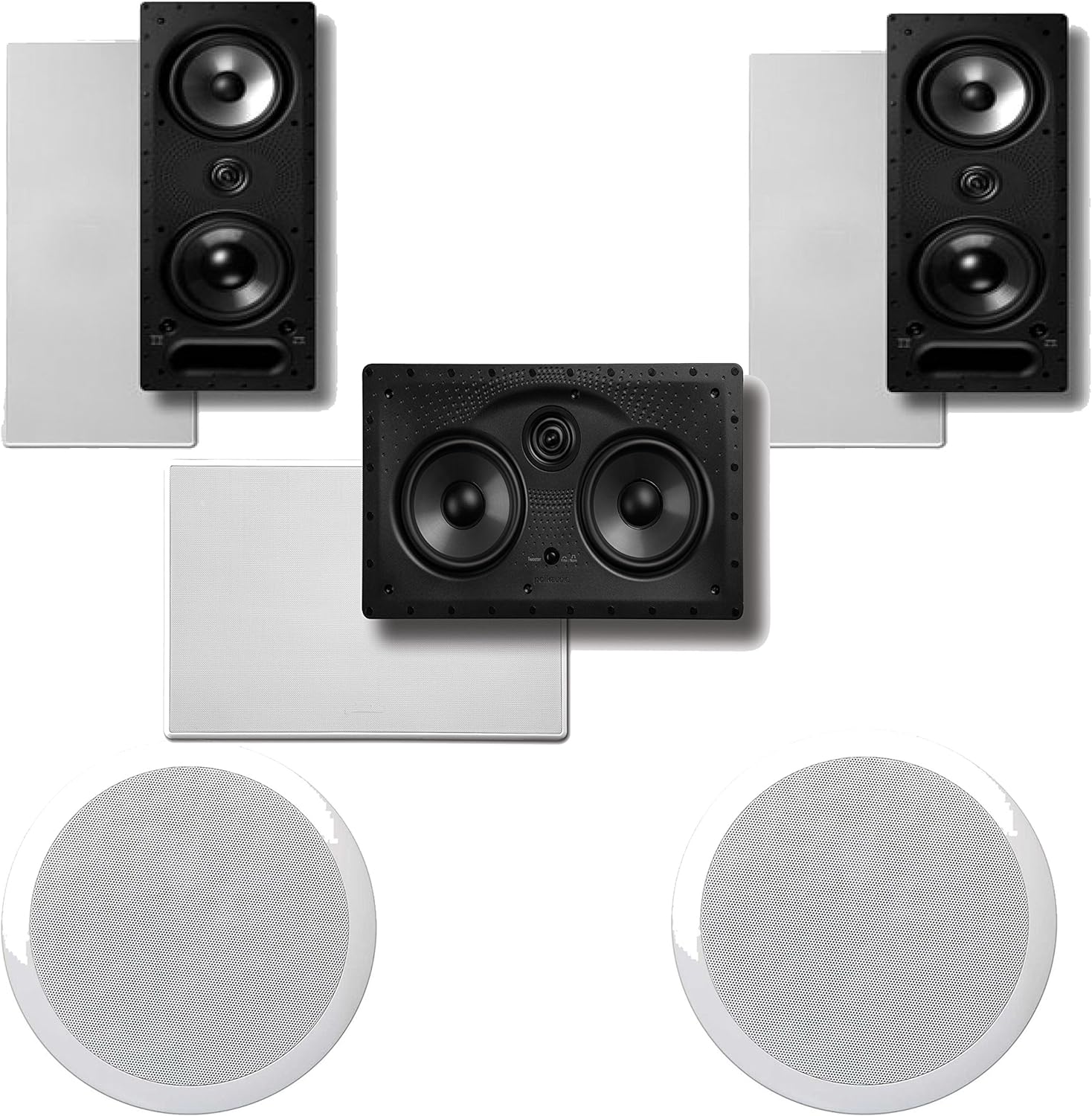 Polk Audio InWall / InCeiling Home Theater Speaker Package! (265LS