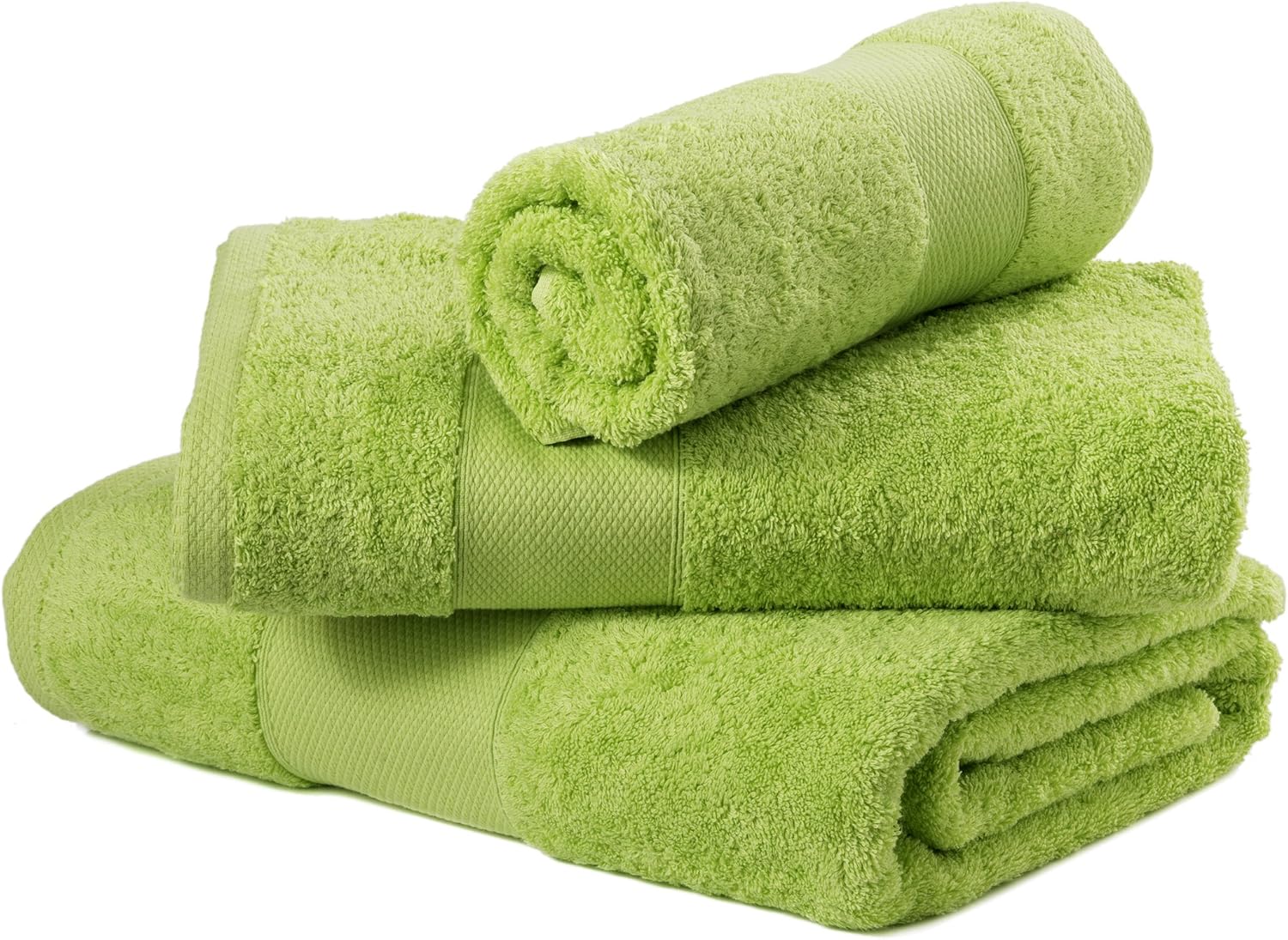 Bath Towel (70x140cm) Green 650g/m² Home & Kitchen