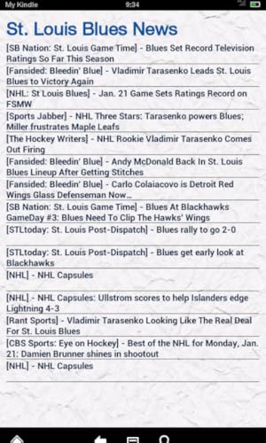St. Louis Hockey News (Kindle Tablet Edition)