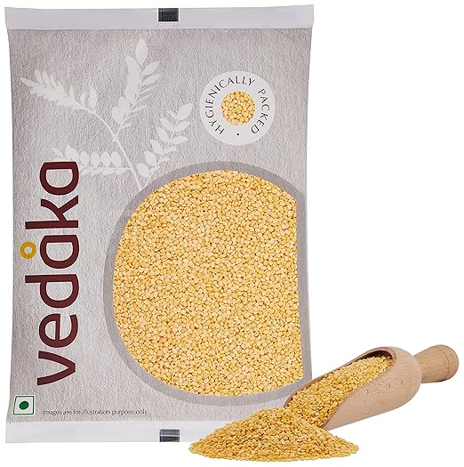 Amazon Brand - Vedaka Popular Unpolished Yellow Moong Dal | Naturally Rich in Protein | Naturally Cholesterol free | 2 kg