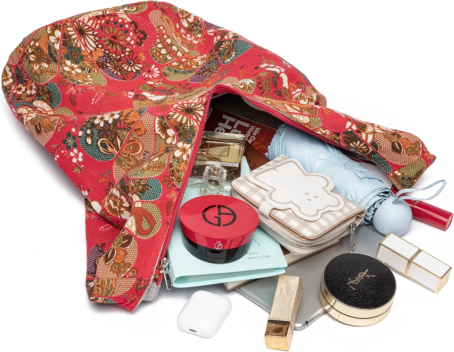 Women Shoulder Handbags Fashion canvas Hippie Crossbody Bags Bohemian Animal Prints Hobo Bags - Image 6