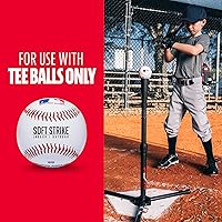 Vista 3 de Franklin Sports Bate de Teeball para Niños - Venom + Barracuda Aluminio + Compuesto - Certificado por USA Baseball para Niños + Niñas - Bate