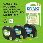 DYMO LetraTag 200B Bluetooth Label Maker, Compact Label Printer, Connects Through Bluetooth Wireless Technology to iOS and Android, Includes 3 Assorted Label Tapes