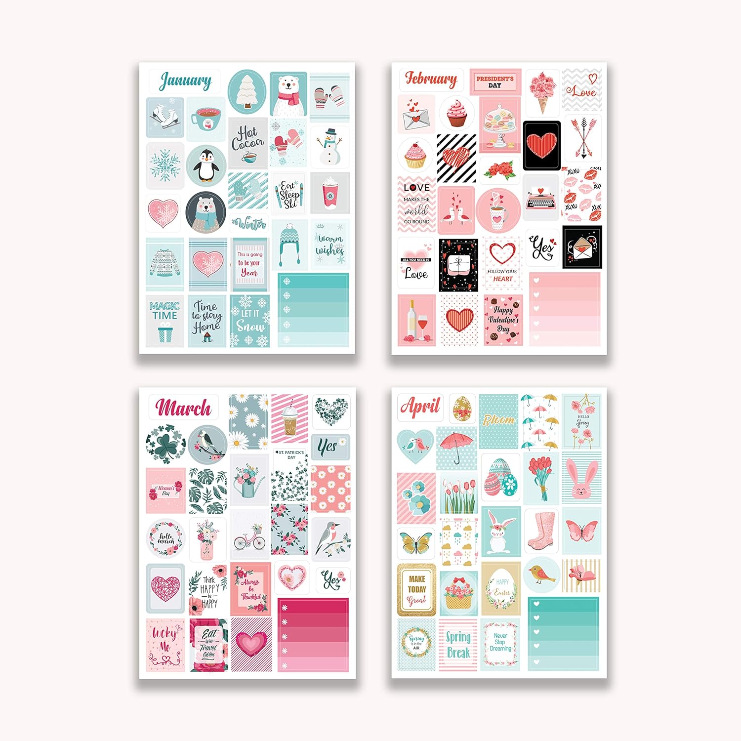 Lamare Student Planner Stickers – School & Study Supplies for College Students I Use with Teacher Planner, Academic Planner, Student Planner, Nursing School Essentials, Gifts Planner Accessories: Kitchen & Dining