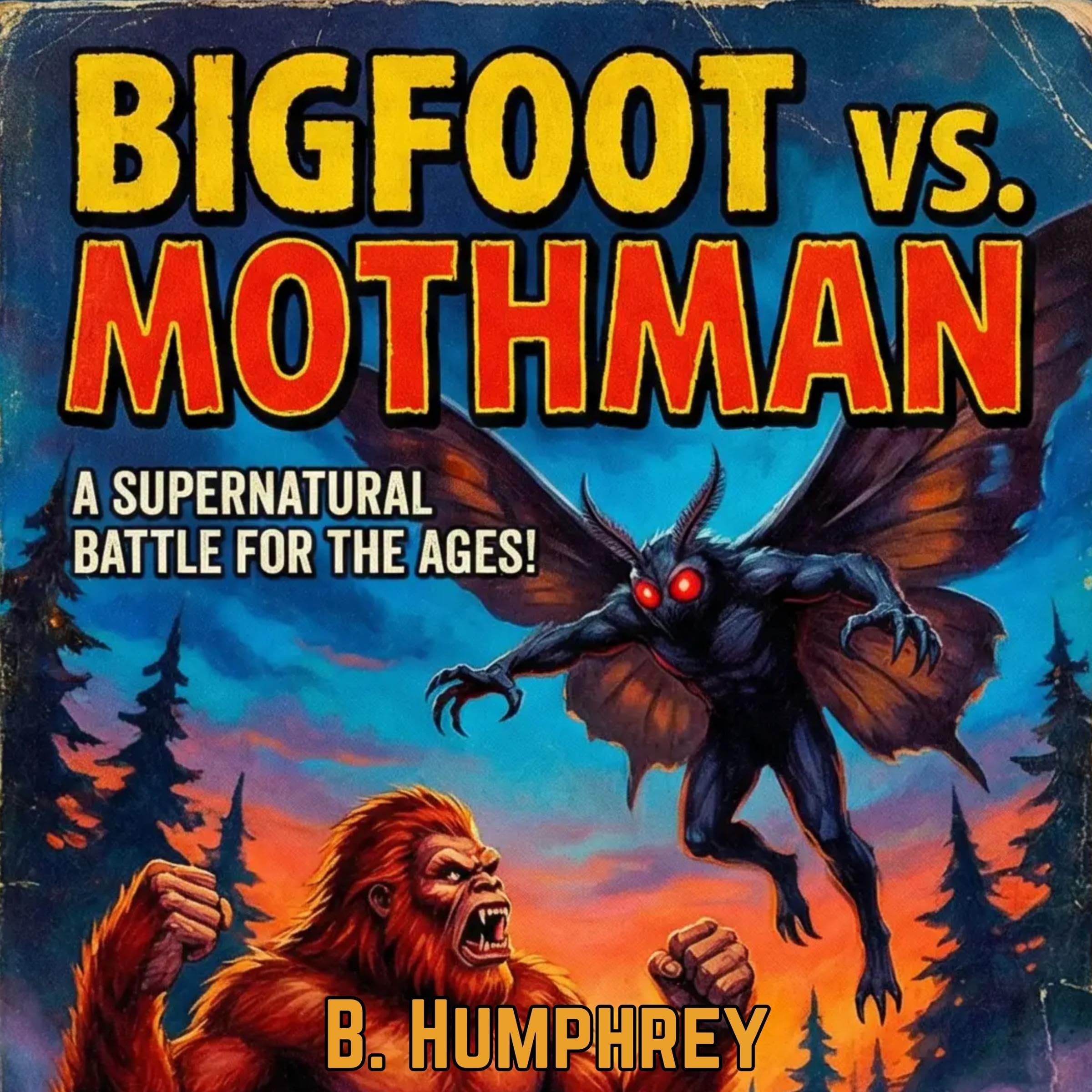 Cover art for Bigfoot Vs Mothman