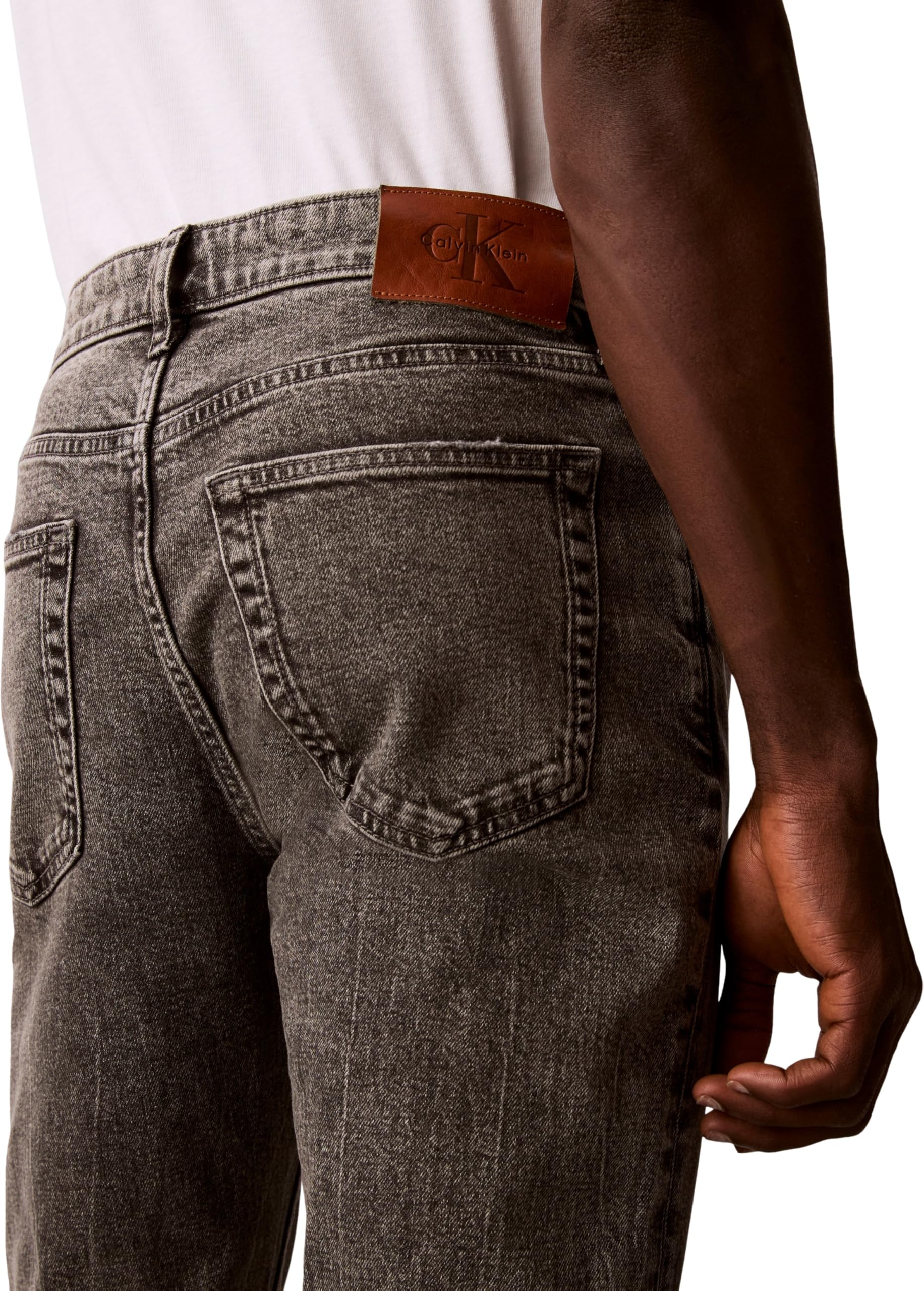 Calvin Klein - Slim Taper Oyster Grey Jean Lv04rf928g, Jeans Uomo
