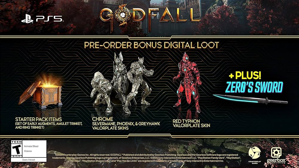 Godfall PS5: Epic Action RPG with Divine Armor & Exotic Realms