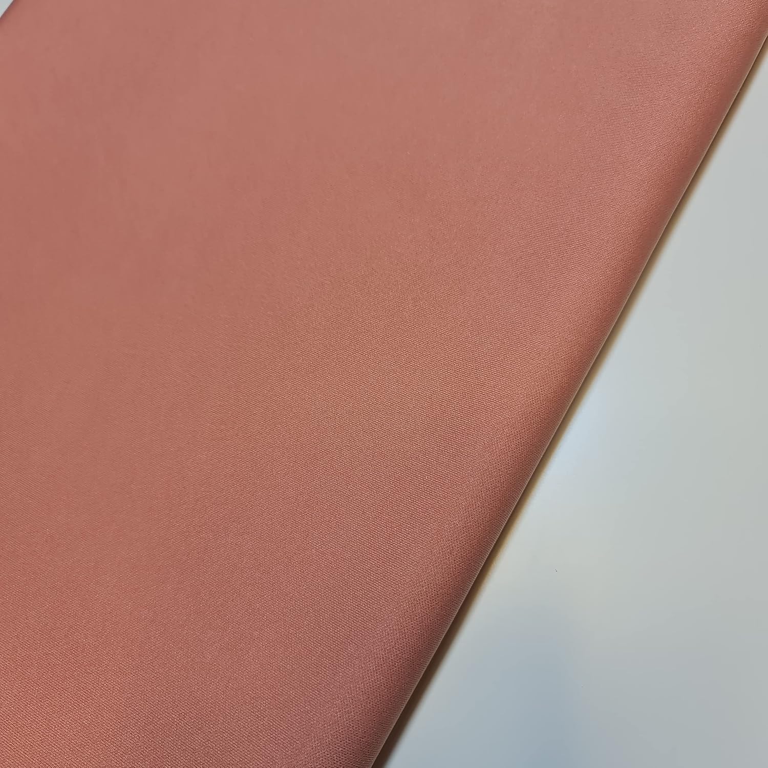 Scuba Crepe Breathable Superior Quality Stretch Wet Suit Dress Fabric 140cm Wide (1 Meter, Pink/Peach), Pink / Peach - Image 3