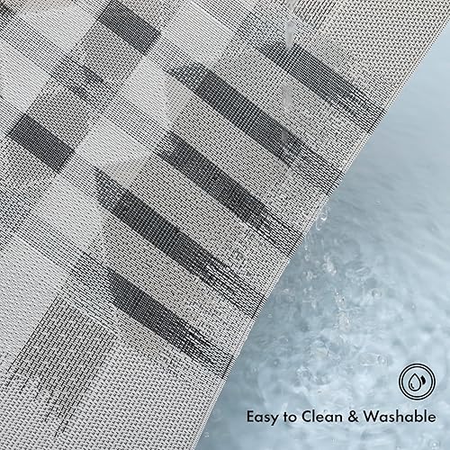 Miniatura 3 de Winknowl Juego de 4 manteles individuales, resistentes al calor, resistentes a las manchas, aislamiento de vinilo, duraderos, lavables, elegantes