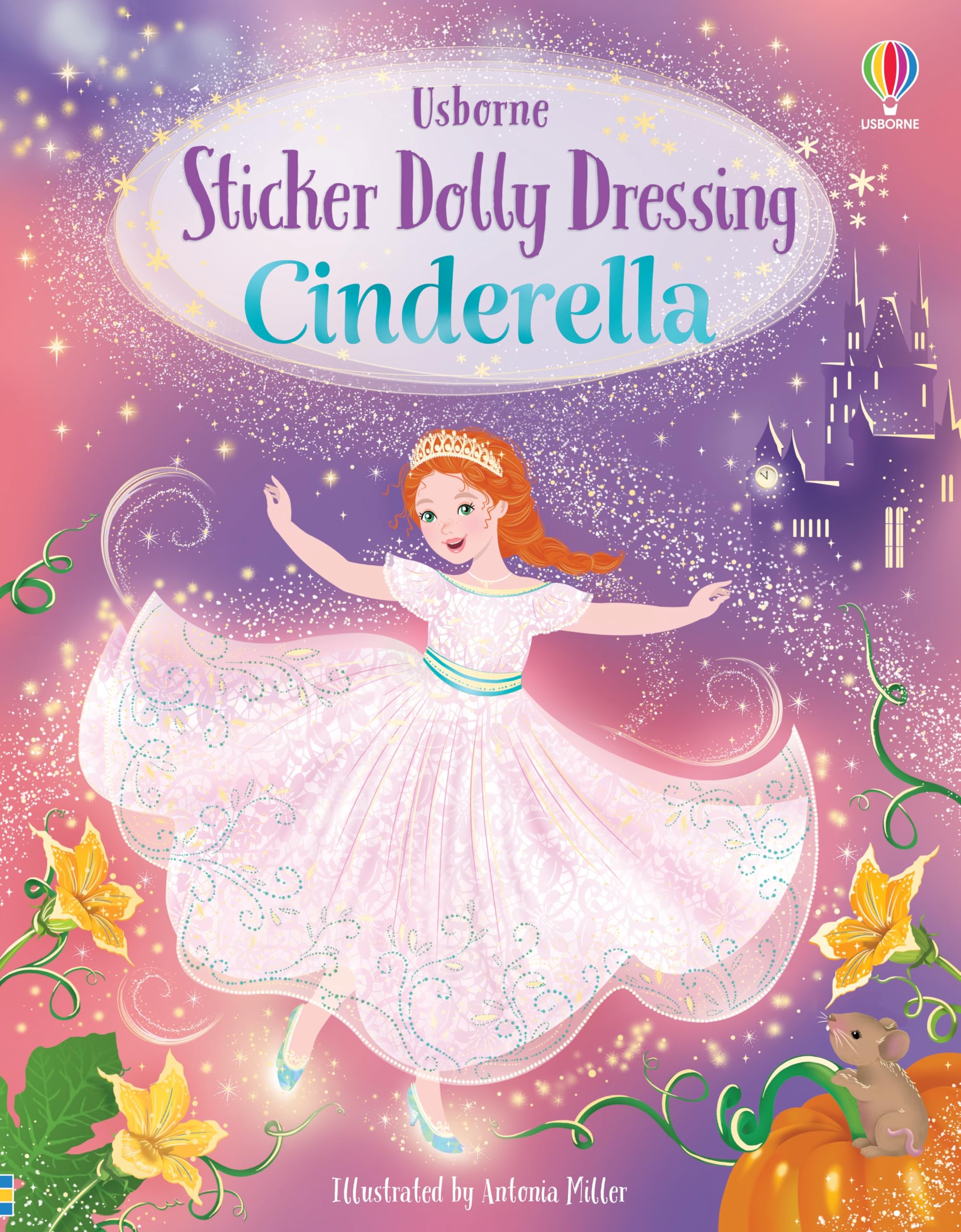 Sticker Dolly Dressing Cinderella by Fiona Watt (Paperback Book)