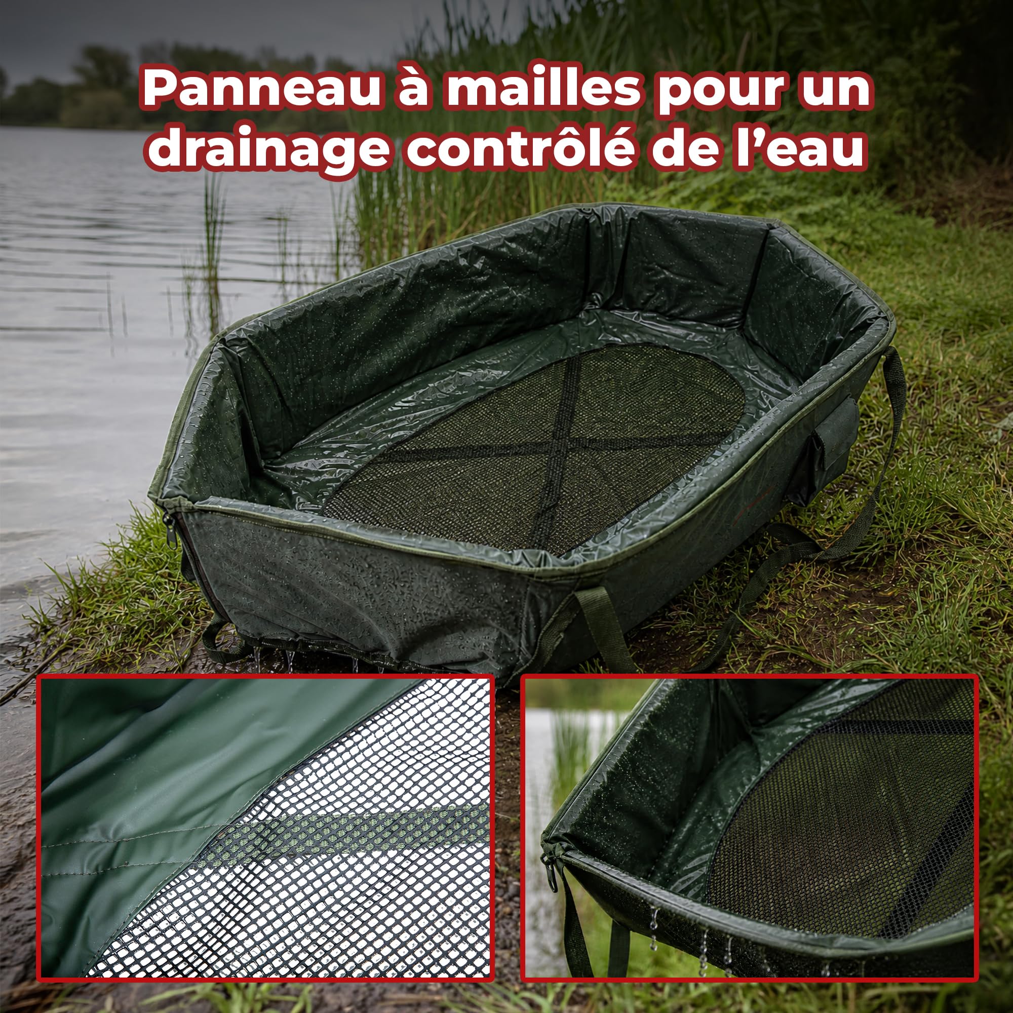 Adventure Carp Cradle Tapis De Réception Sac De Conservation