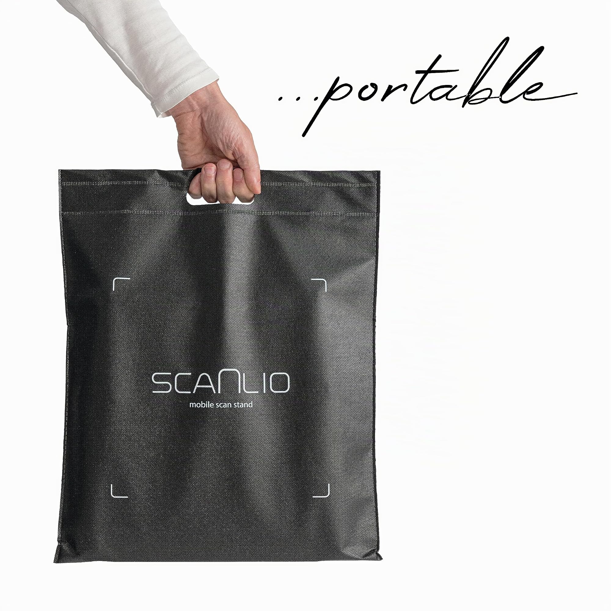Pro | scanbox Pliable | Scanner des Documents Facilement et Rapidement avec Le Smartphone | Support pour Scanner de téléphone, Boite de Scan