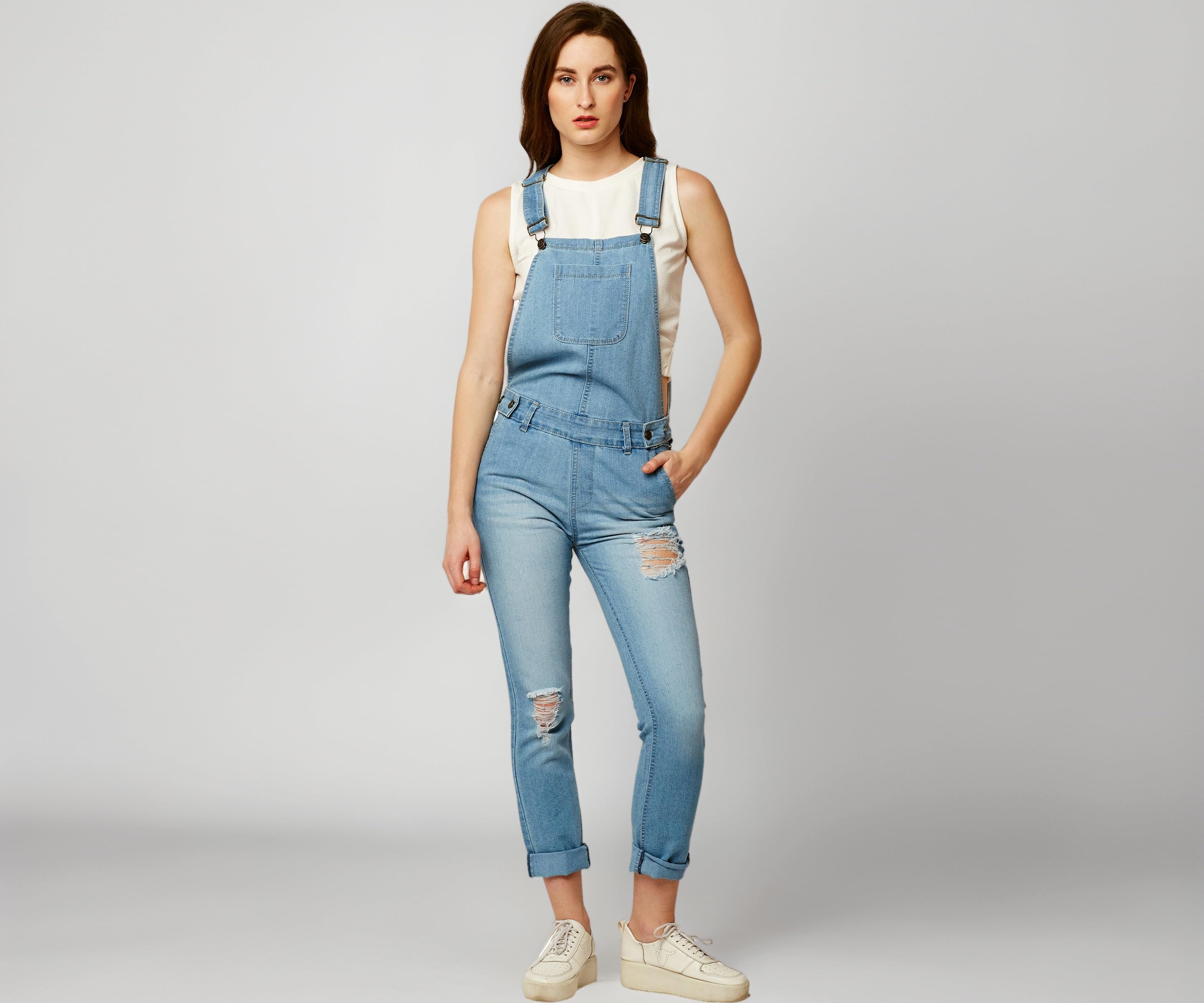 Women's Denim Overalls