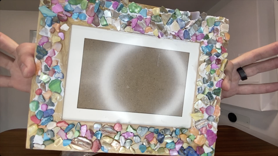 BEST DIY Picture Craft? | Purple Ladybug Mosaic Photo Frame