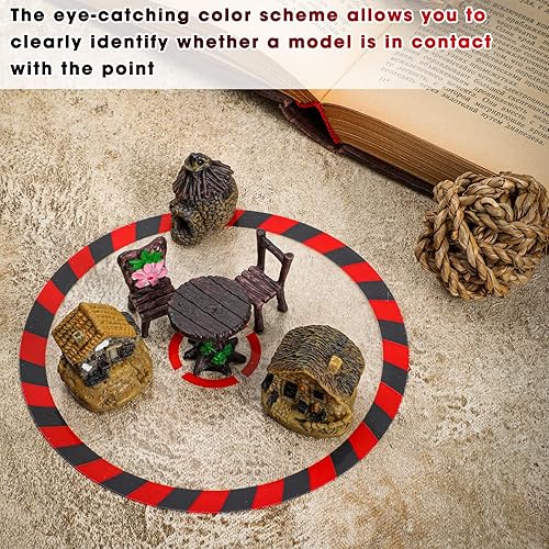 Miniatura 5 de 6 marcadores de punto objetivo redondos de PVC accesorio para juegos miniatura no incluido