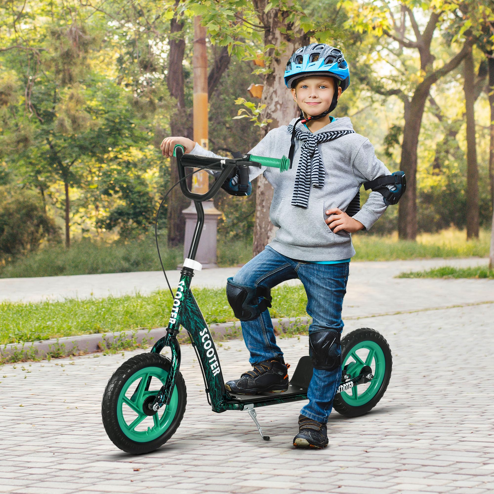 AIYAPLAY Kinderstep Scooter met verstelbare handgrepen