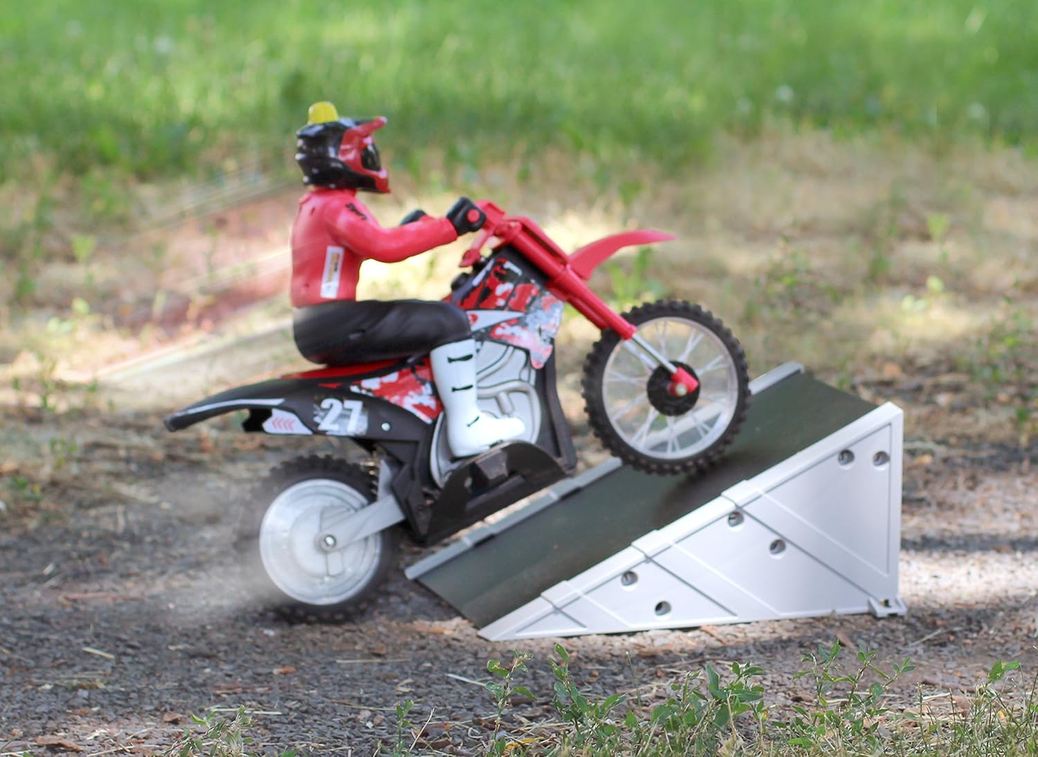 Wicked Cool Xtreme Cycle Moto-Cam, Red and White Stlye