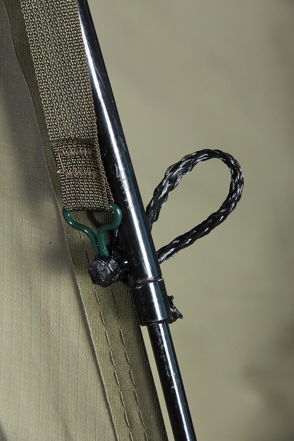 Alpha Kilo 4000 Canvas 6 Person Bow Tent, Camping Tent and Outfitter Tent with Waterproof and fire Retardant Ripstop Canvas.