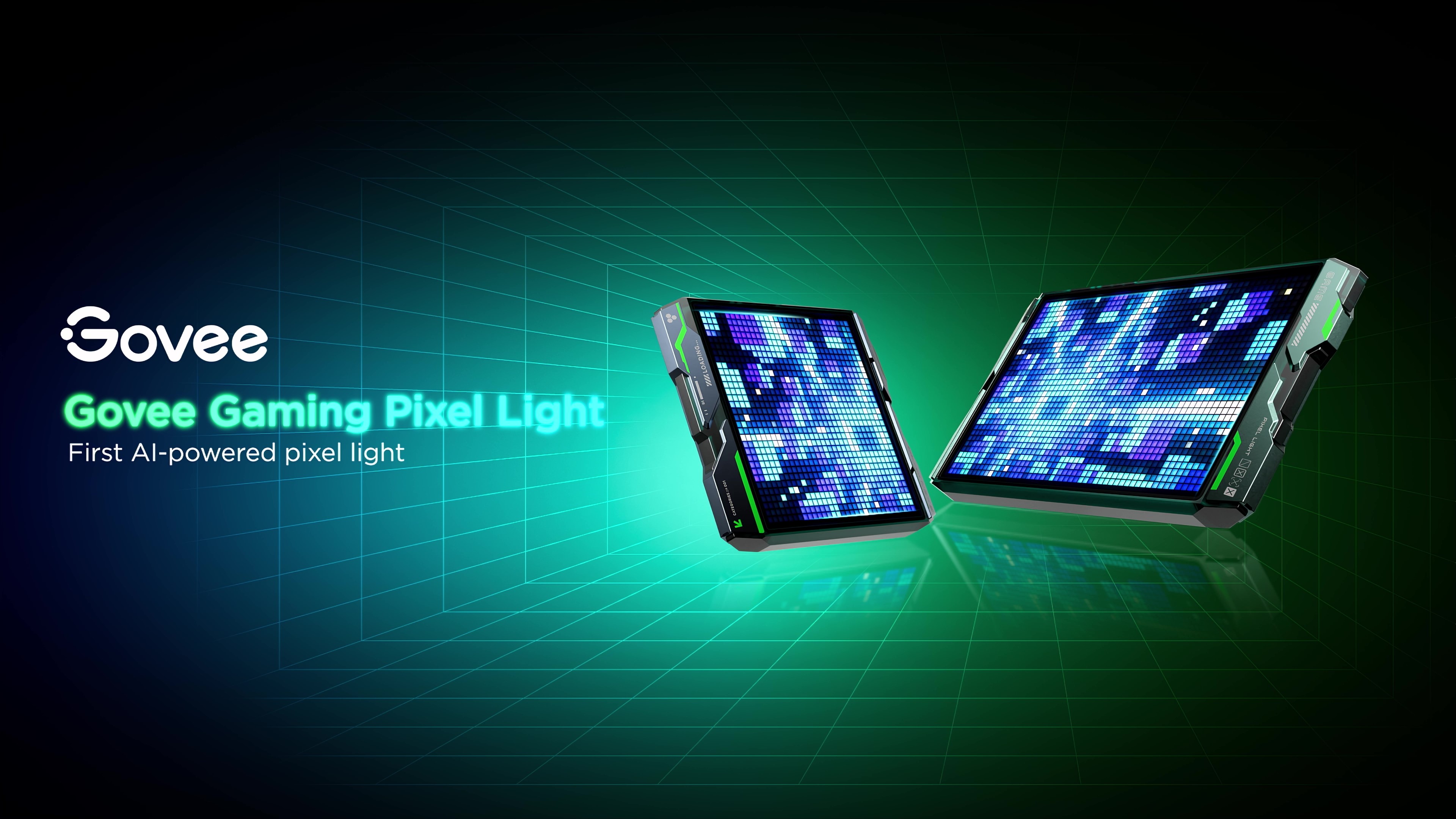 Image of Govee Gaming Pixel Light, LED Panel with Real-time Info Display