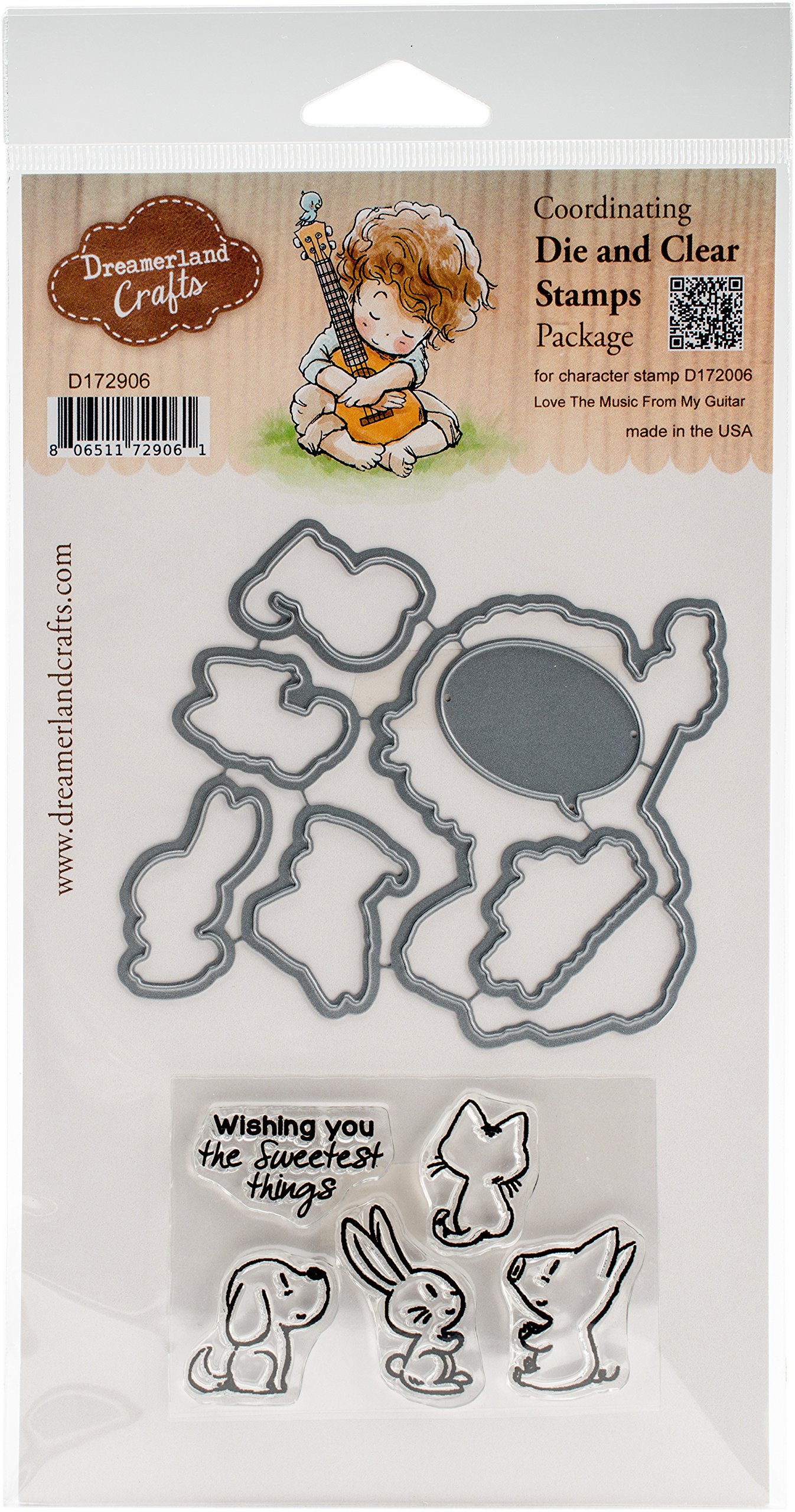 Chiaro Timbro e Die Set 10,2 x 10,2 cm