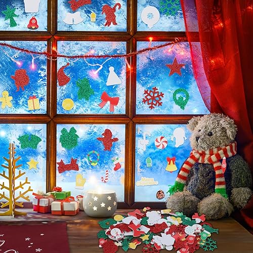 Vista 44 de Coopay Calcomanías autoadhesivas de espuma con números del alfabeto, colores surtidos para suministros de manualidades