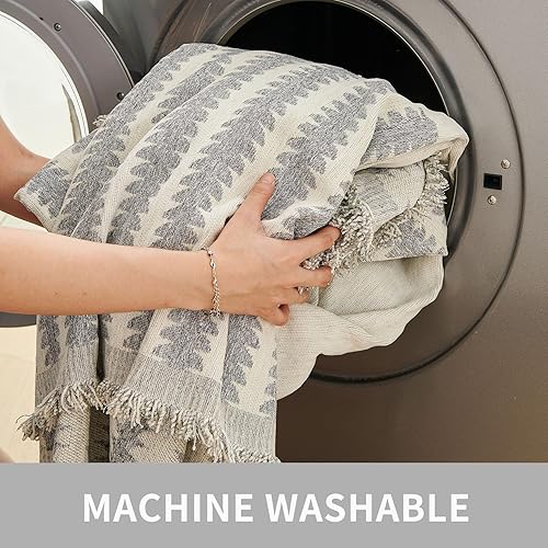 Miniatura 7 de HAOMAIJIA Fundas bohemias para sofá de 3 cojines, aptas para mascotas, suaves, gruesas, antideslizantes, fundas lavables para sofá modular en forma