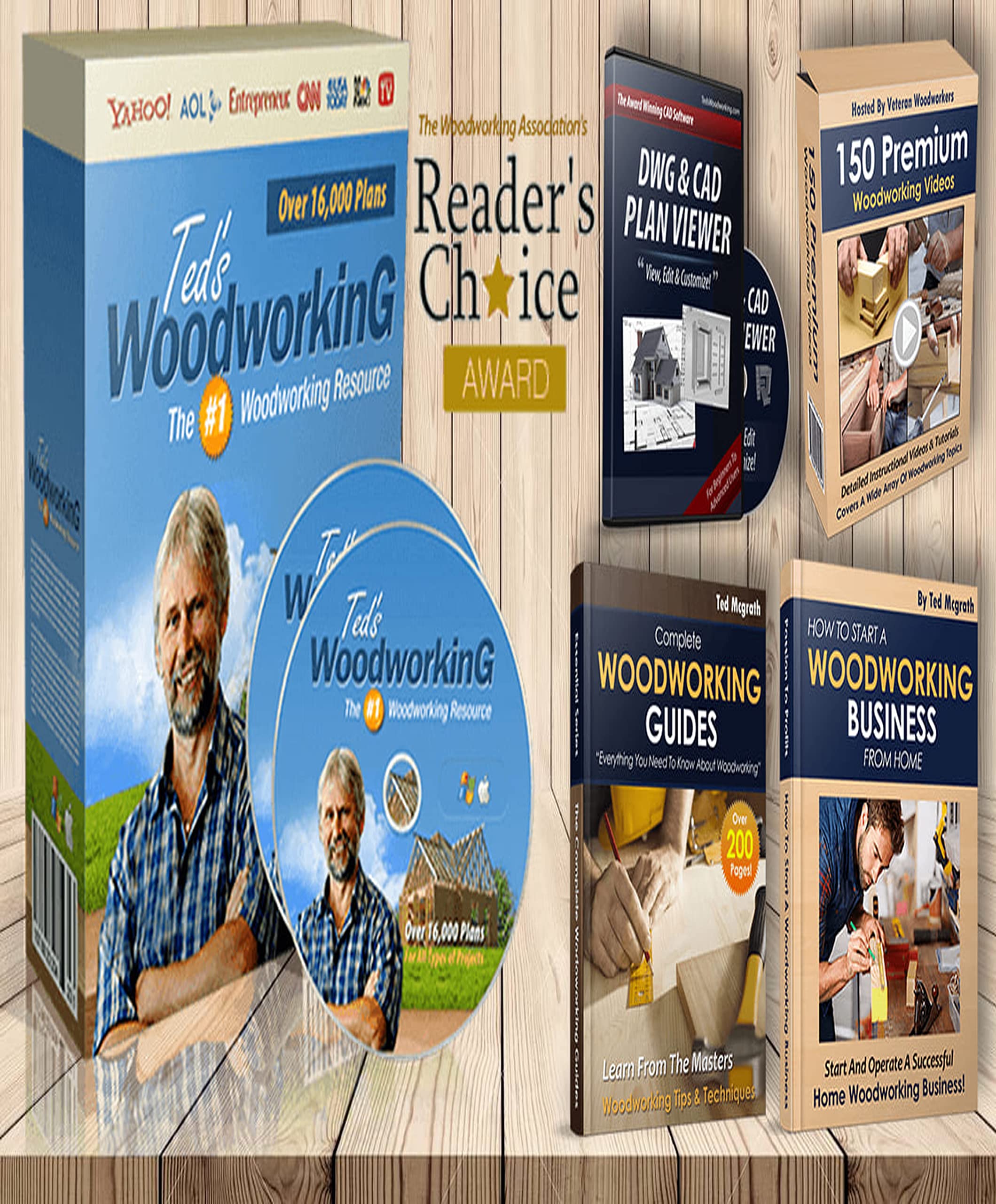 Teds Woodworking: 16,000 Step-by-Step Plans for DIY Wood Projects Made Easy