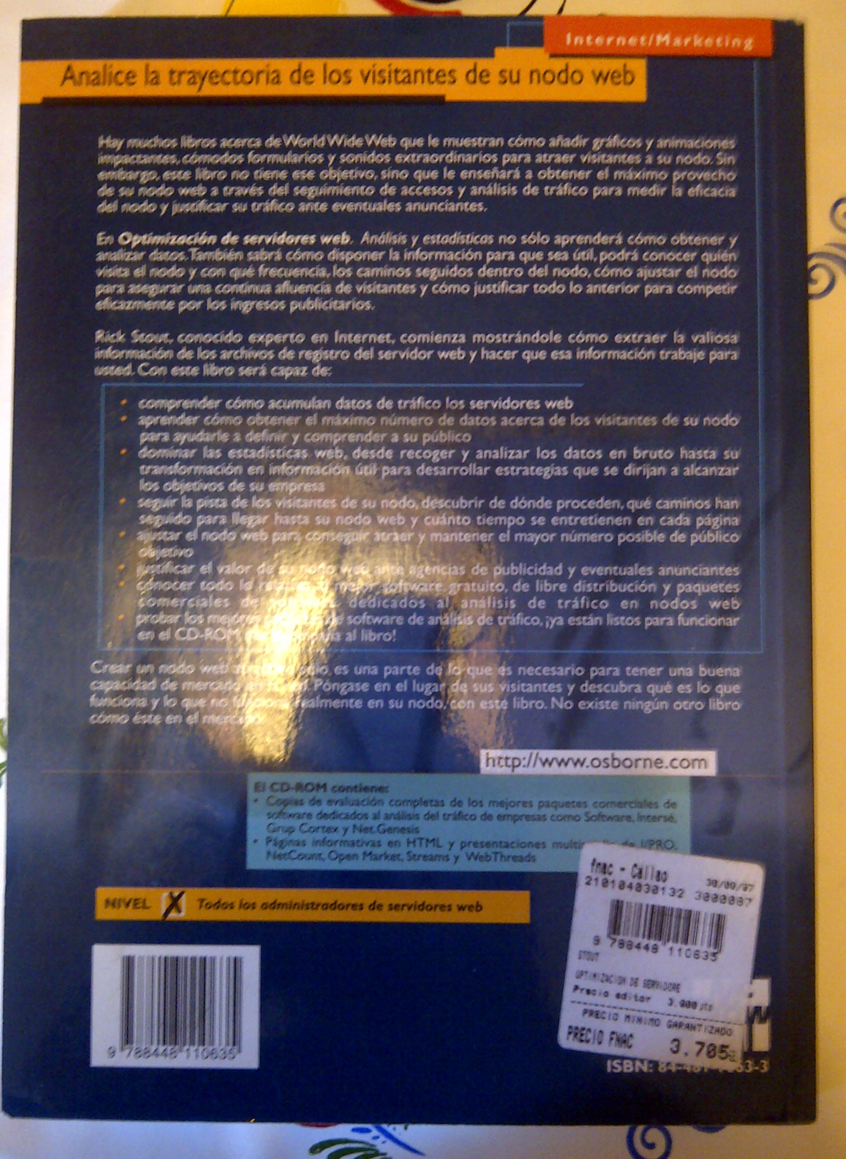OPTIMIZACION SERVIDORES WEB-ST (SIN COLECCION)
