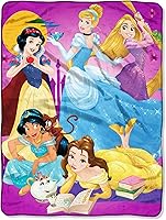 Vista 7 de Disney Northwest - Manta de micro raschel de princesa, 46 x 60 pulgadas, Soñadores