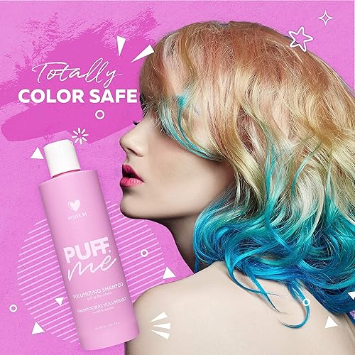 Miniatura 9 de Paquete voluminizador de cabello PUFF.ME de DESIGNME  Champú voluminizador, acondicionador, polvo y textura seca en aerosol para el cabello  Champú