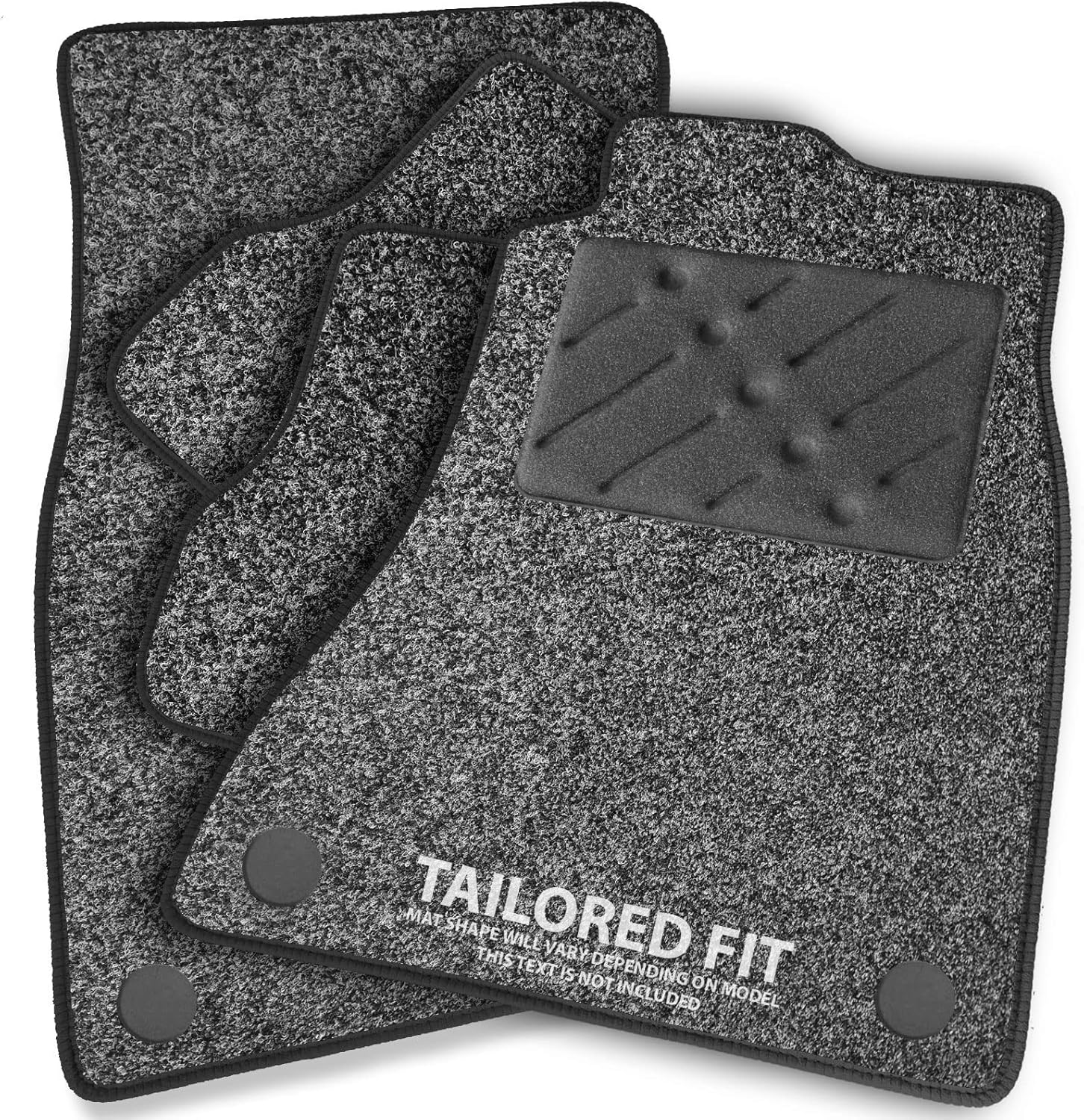 Car Mats to fit Corsa E 20152019 Anthracite Carpet Black Trim