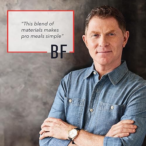 Miniatura 13 de GreenPan x Bobby Flay 8 piezas de ollas y sartenes recubiertas de cobre, juego de ollas de inducción, marcas de medición, base y interior de acero