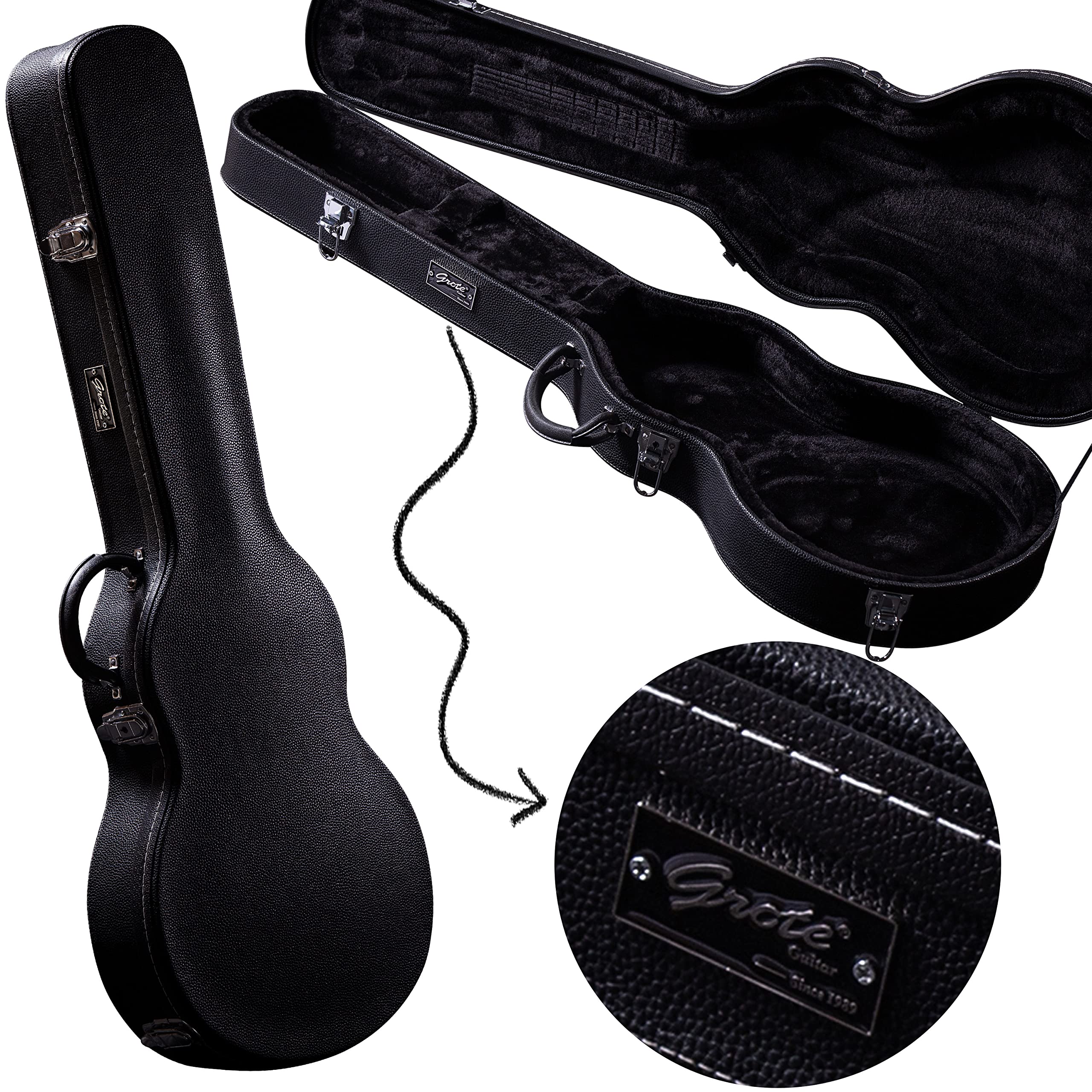 Amazon | Grote LPF-001 セミホロウボディ・エレクトリックギター