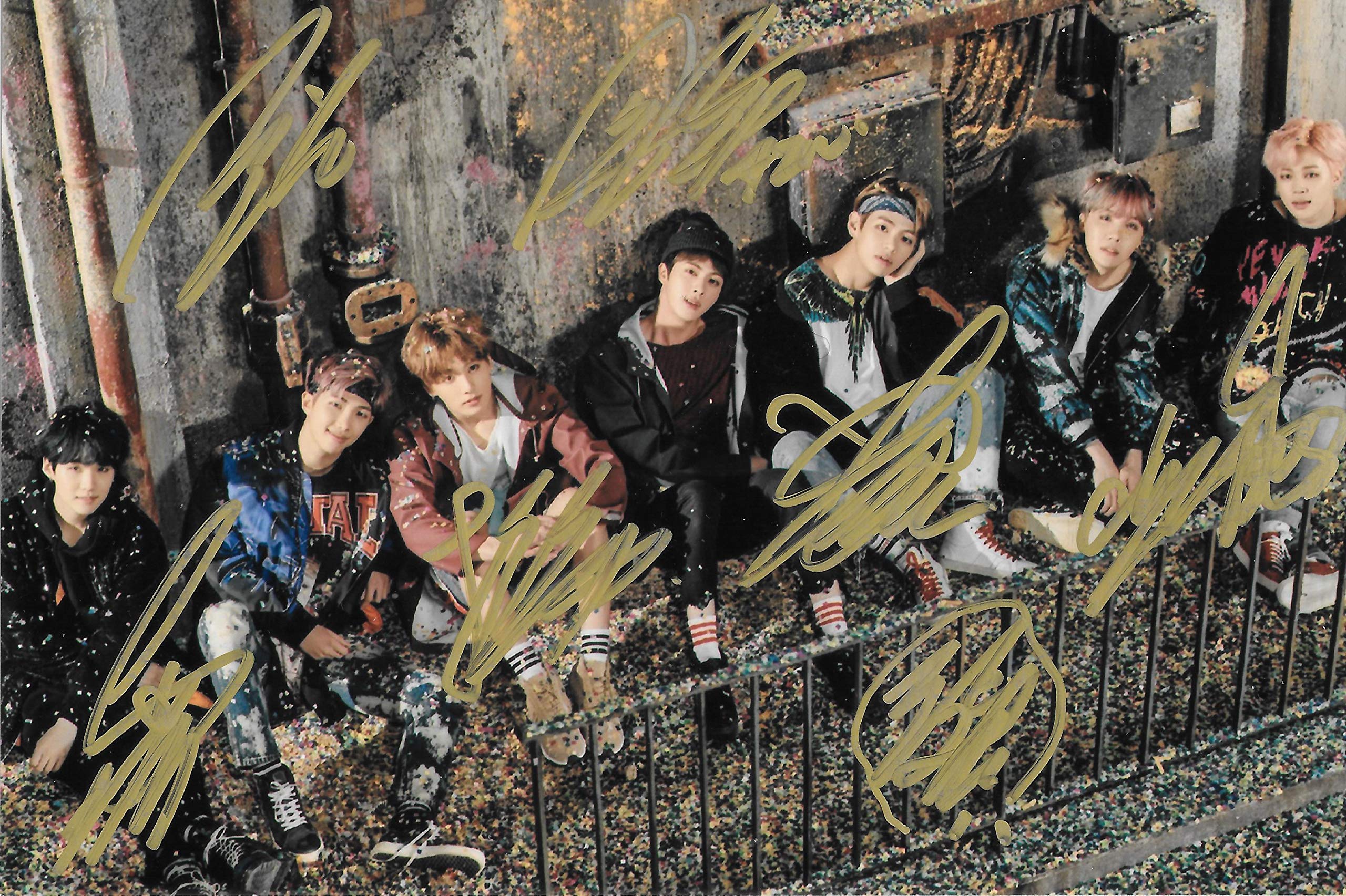 Bts全員直筆サイン 公式