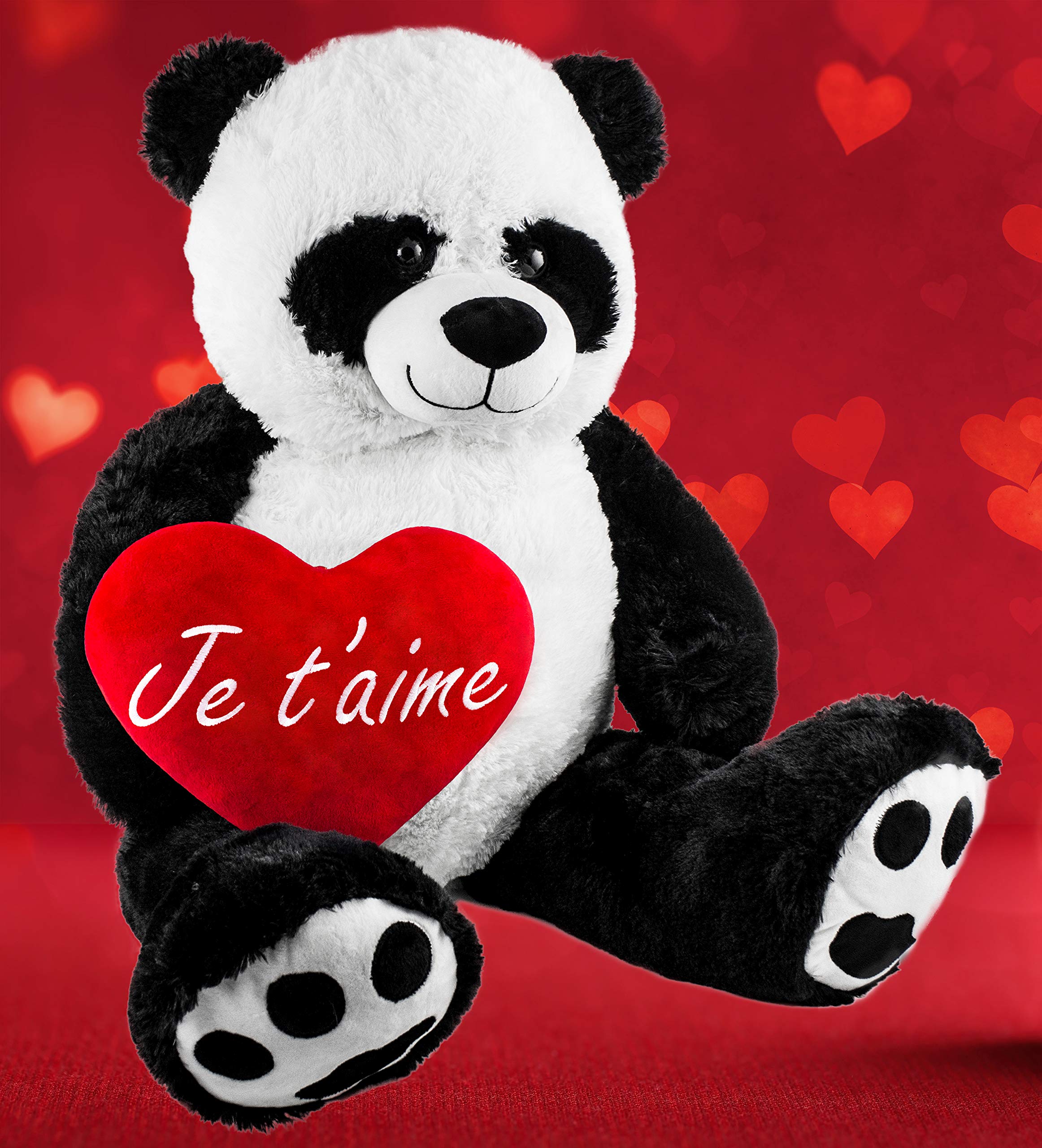 BRUBAKER Peluche géante XXL - Panda Nounours - 100 cm