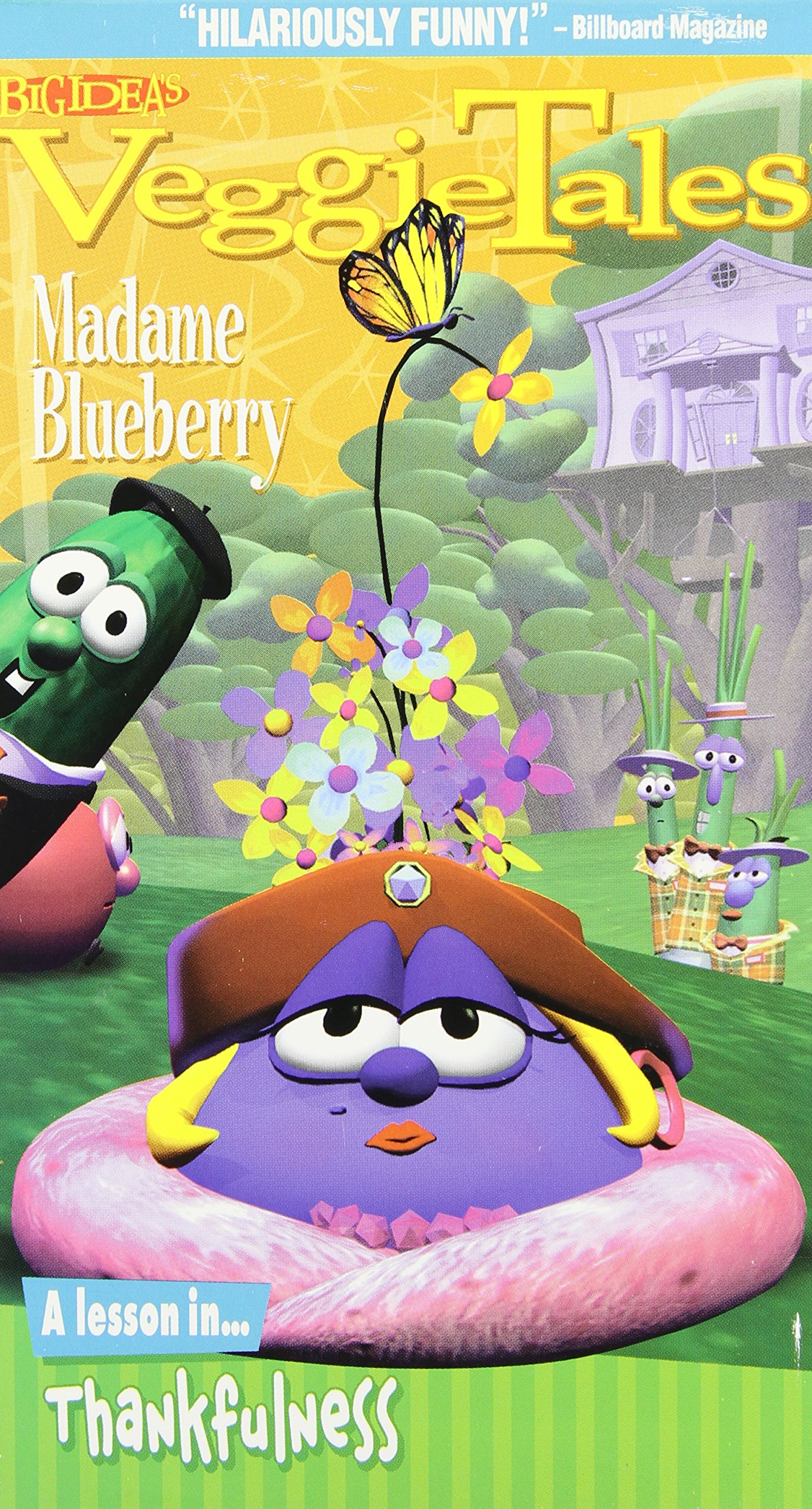 VeggieTales Madame Blueberry VHS pour animer vos séances cinéma en famille