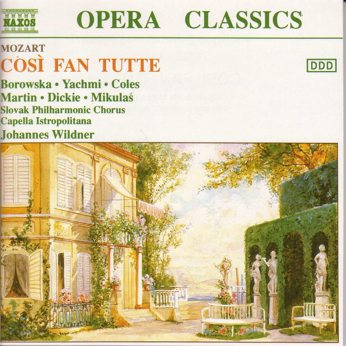 Cosi Fan Tutte [Audio CD] W.a. Mozart and Mozart
