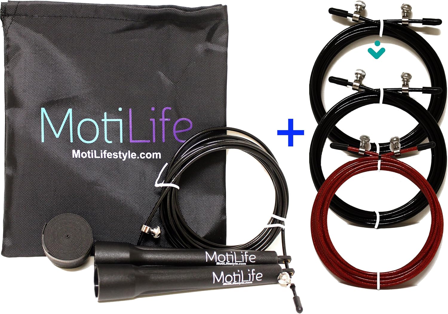 Amazon.com : Premium Speed jump rope replacement cable cord - 3pk 10ft ...