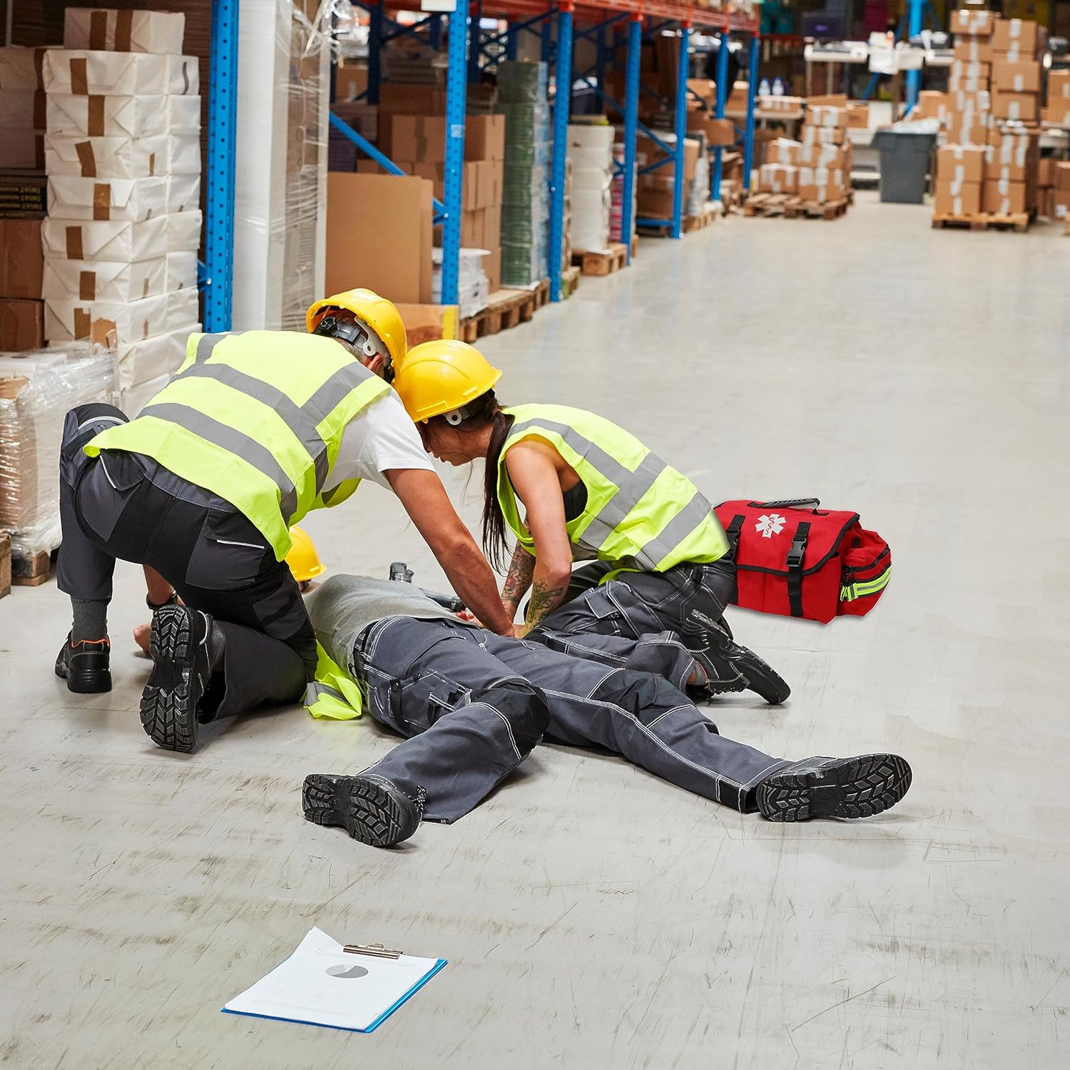 First Aid Only 91390 Basic First Aid Kit First Responder Bag, 329 Pieces